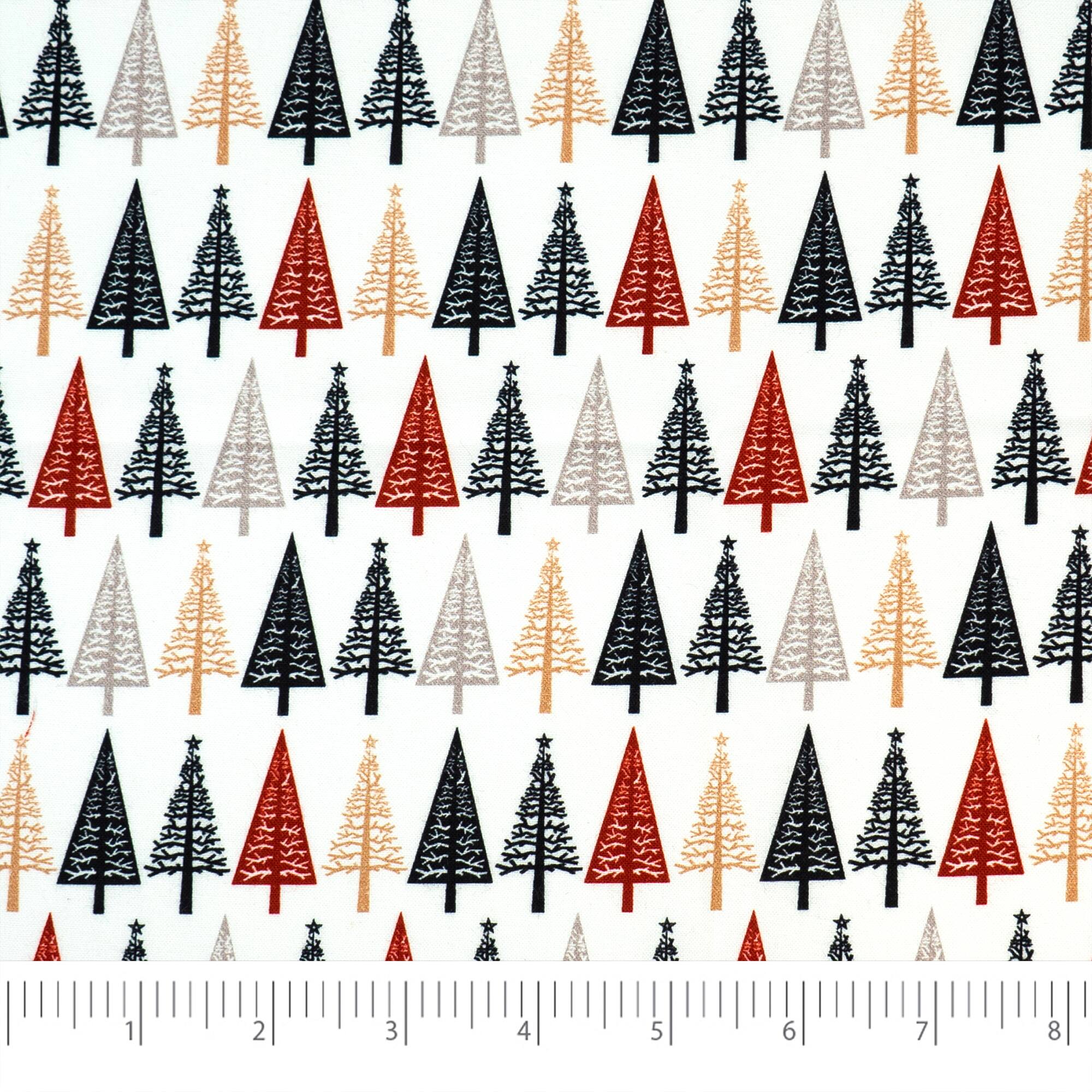 SINGER Scandinavian Christmas Print Ringspun Cotton Fabric Bundle